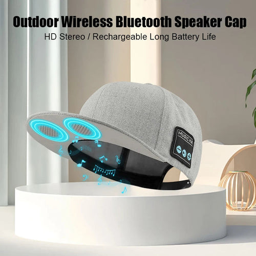 Bluetooth Sports Music Hat Headphone Dual