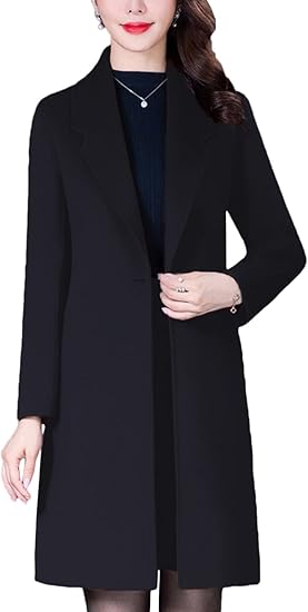 Luxury Wool Winter Pea Coat — Timeless Warmth & Elegant Style