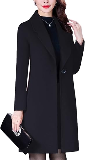 Luxury Wool Winter Pea Coat — Timeless Warmth & Elegant Style