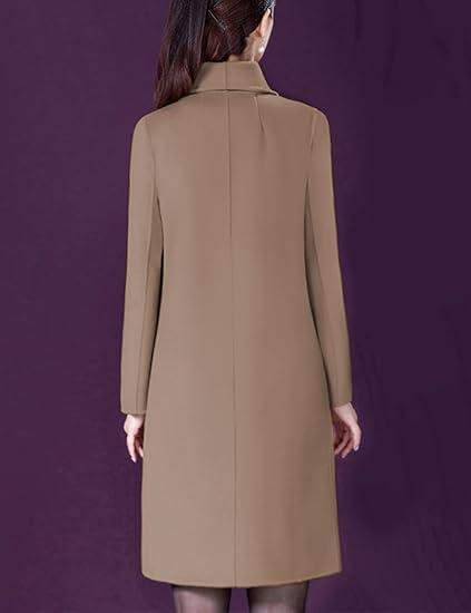 Luxury Wool Winter Pea Coat — Timeless Warmth & Elegant Style