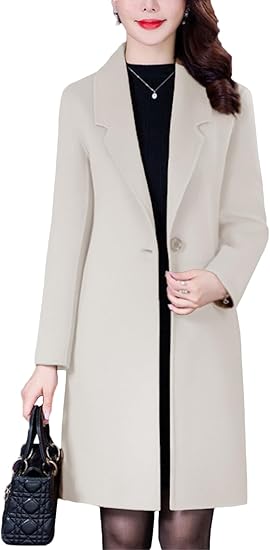 Luxury Wool Winter Pea Coat — Timeless Warmth & Elegant Style