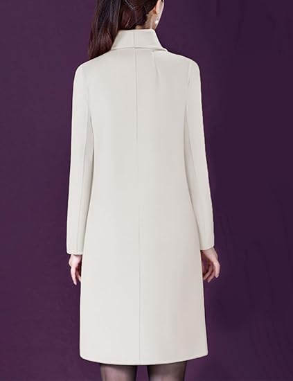 Luxury Wool Winter Pea Coat — Timeless Warmth & Elegant Style