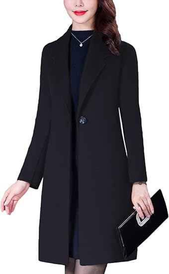 Luxury Wool Winter Pea Coat — Timeless Warmth & Elegant Style