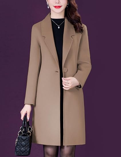 Luxury Wool Winter Pea Coat — Timeless Warmth & Elegant Style