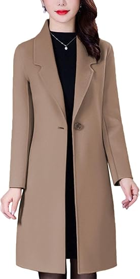Luxury Wool Winter Pea Coat — Timeless Warmth & Elegant Style