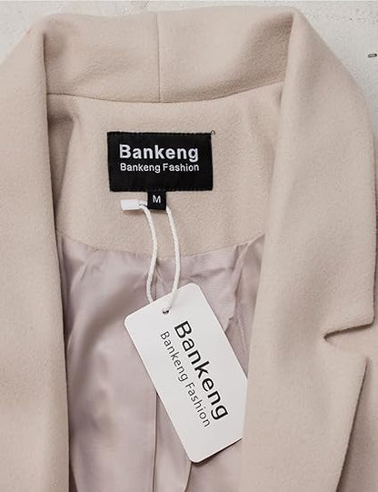 Luxury Wool Winter Pea Coat — Timeless Warmth & Elegant Style