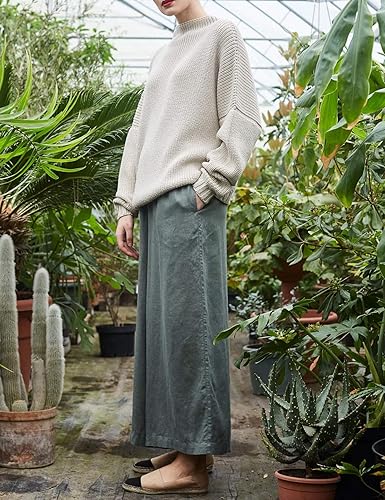 Ugerlov Women’s Oversized Batwing Sleeve Chunky Knit Sweater